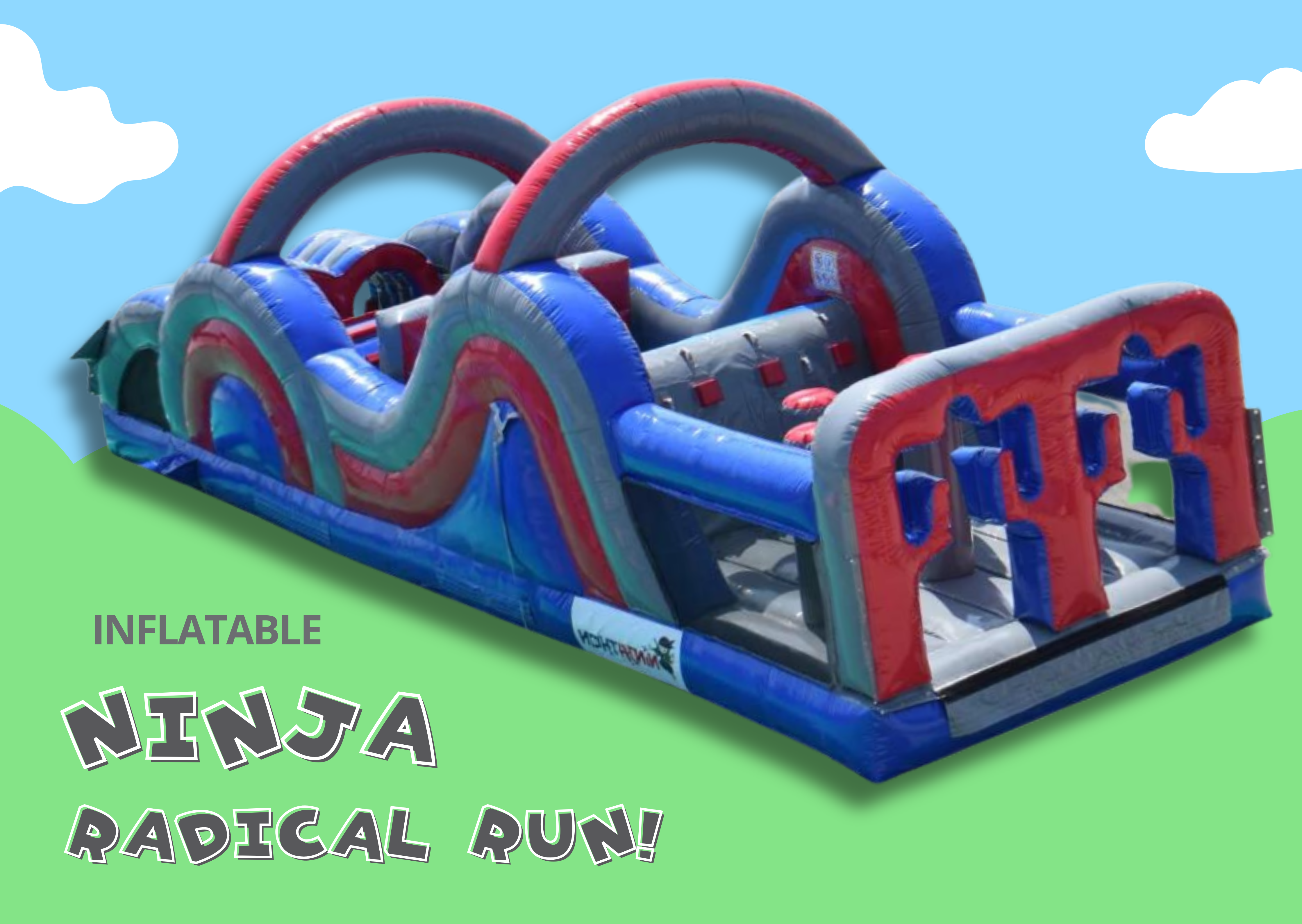 Ninja Radical Run Inflatable